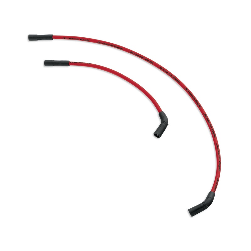 Harley-Davidson 32318-08A Screamin' Eagle 10mm Phat Spark Plug Wires 09-16 Touring and Trike models Screaming Eagle