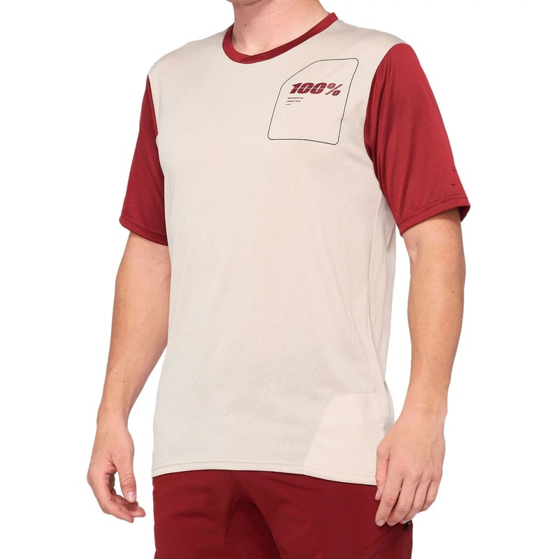 100% Ridecamp Jersey Stone / Brick