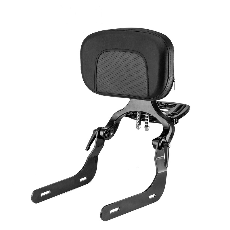 2020-2025 BMW R18 / R18 CLassic Gloss Black Multi-Purpose Adjustable Passenger/Driver Backrest