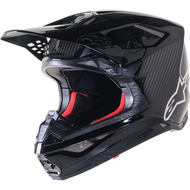 Alpinestars Supertech M10 Fame MX Gloss Black / Carbon