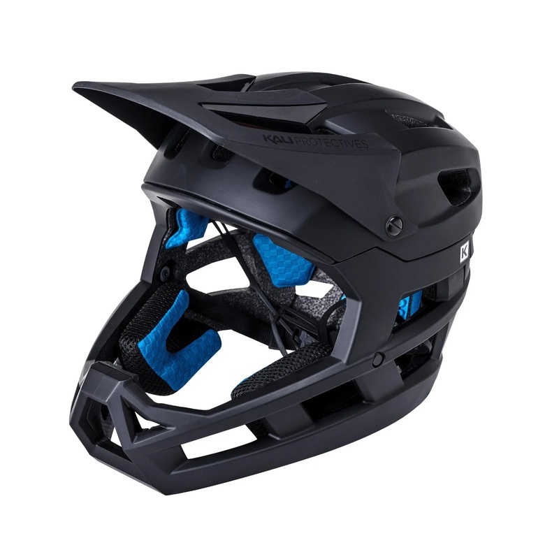 Kali DH Invader SLD Cycle Helmet Matt Black / Gloss Black