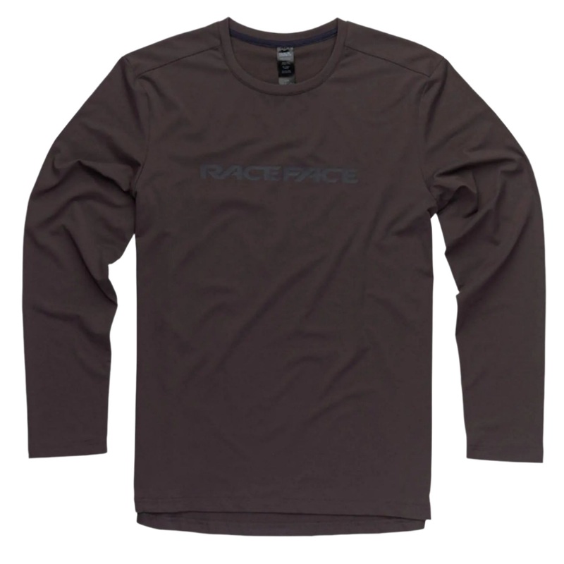 Race Face Commit Long Sleeve Cycle Tech Top Charcoal