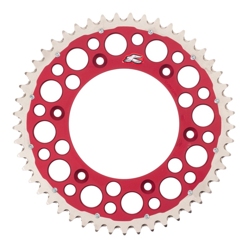 Renthal Sprocket Twinring Red 49T Bi-Metal Grooved