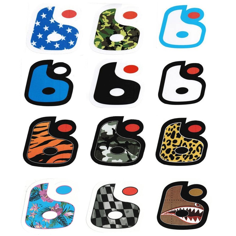 BTO Sports - Helmet Stickers ( Large ) (2 Per Order )