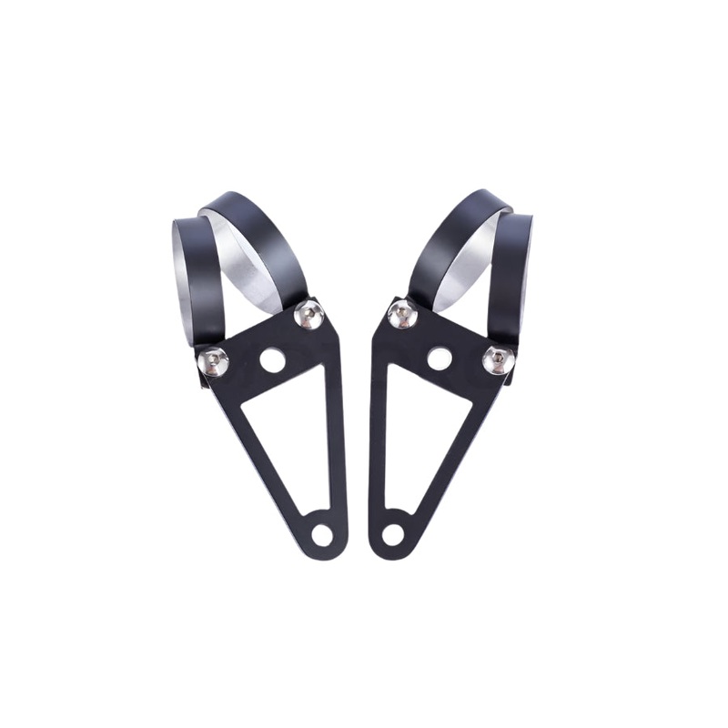 Front Headlight Bracket 25 to 65 mm Black