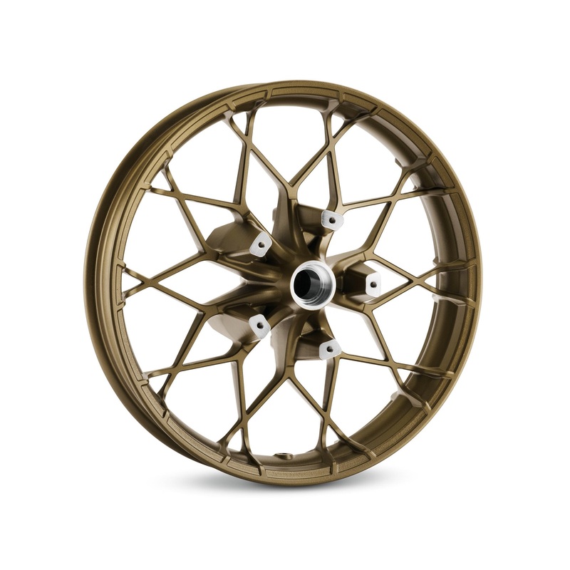 Harley Davidson 43300674 H-D Prodigy 19 in. Front Wheel KIT,FR WHL,10XSPK,GLD,19X3.5
