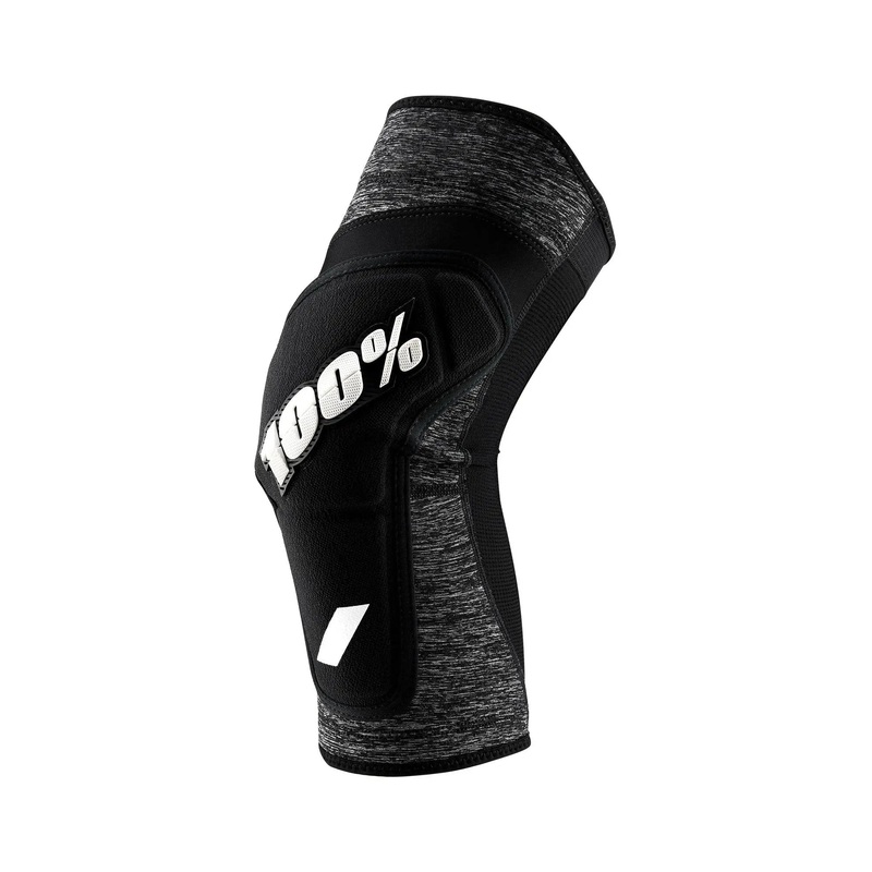 100% Ridecamp Knee Guards Grey Heather / Black
