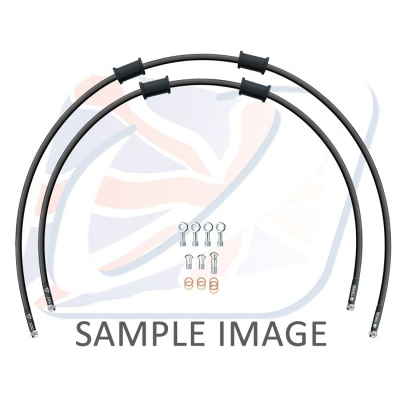 Kawasaki Rear brake2 Hose kit Chrome KAW-3004R-CL