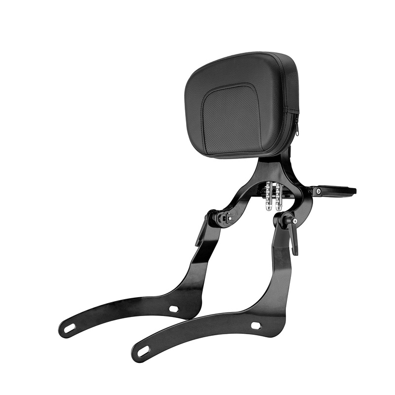 2006-2025 Kawasaki Vulcan 900 Matte Black Multi-Function Adjustable Foldable Backrest
