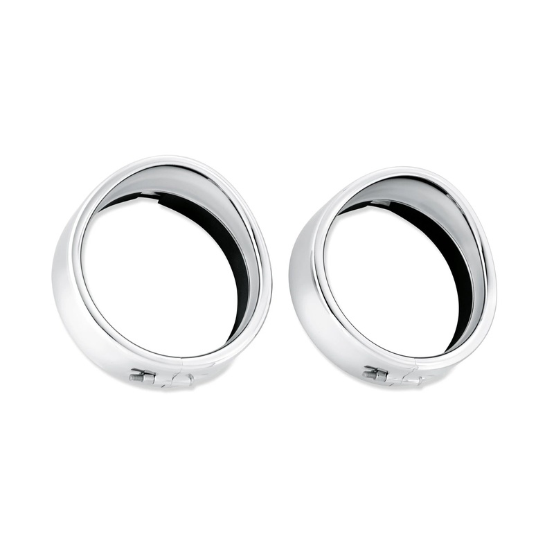 Harley Davidson 69732-05 Visor Style Passing Lamp Trim Ring VISOR BEZEL, PASSING LAMP