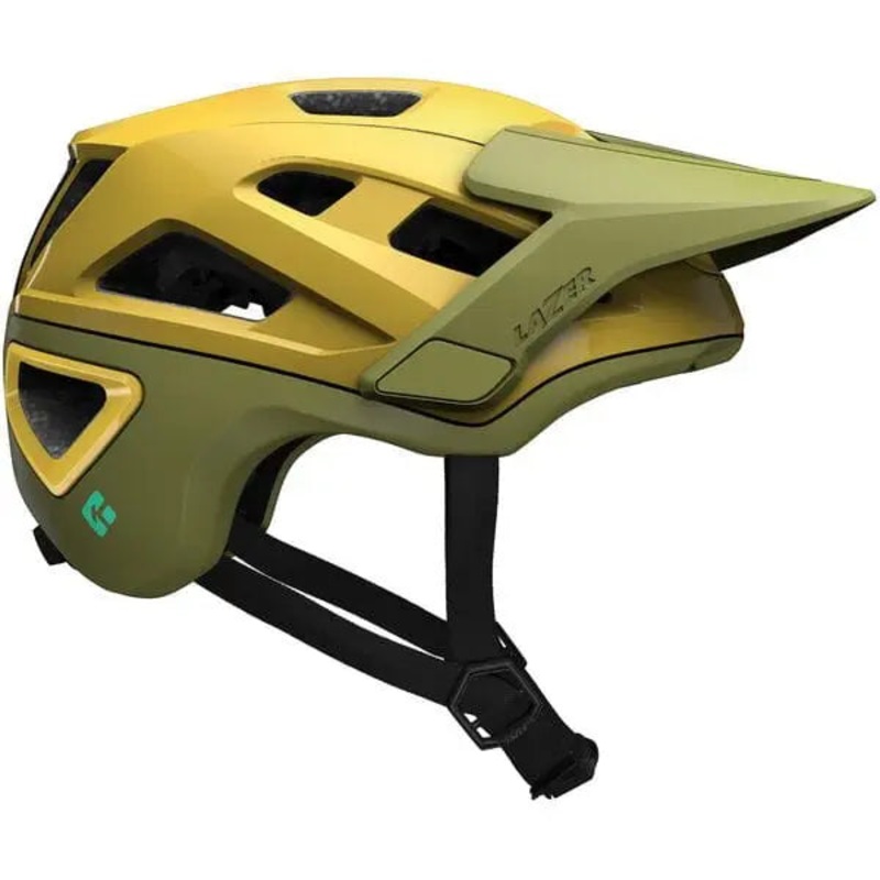 Lazer Jackal KinetiCore Cycle Helmet Gold / Green