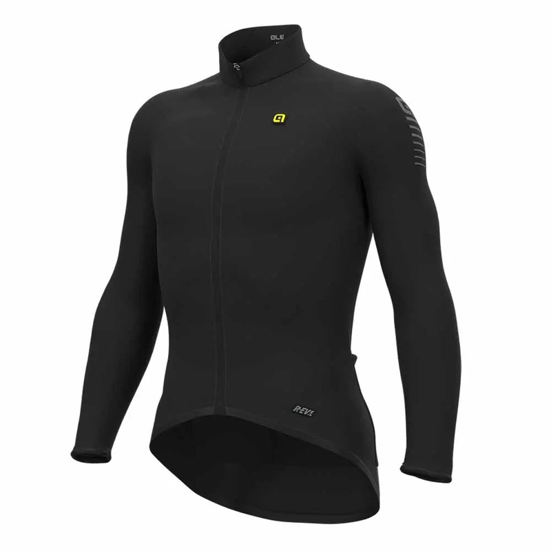 Ale Clothing Thermal R-EV1 Long Sleeves Cycle Jersey Black