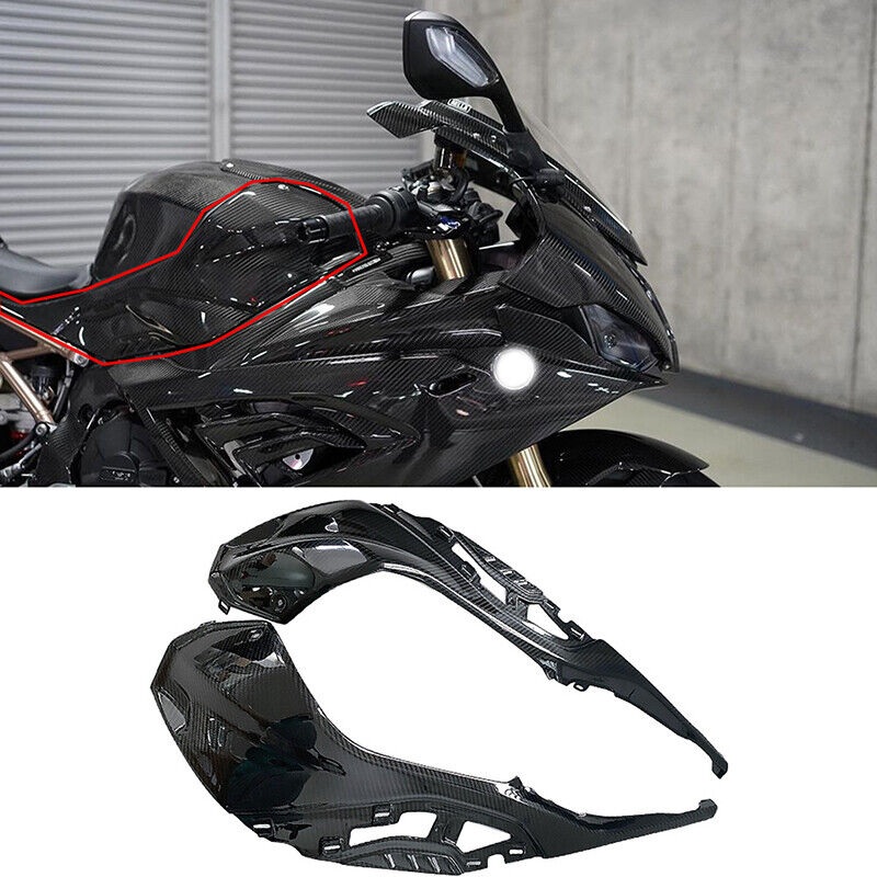 BMW S1000RR 2019-2023 Carbon Fiber Gas Tank Side Cover Panel Fairing Cowling