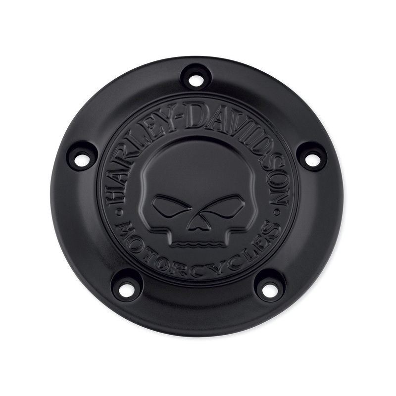 Harley Davidson 25600087 Willie G Skull Timer Cover KIT,TMR CVR,WILLIE G SKULL,BLK