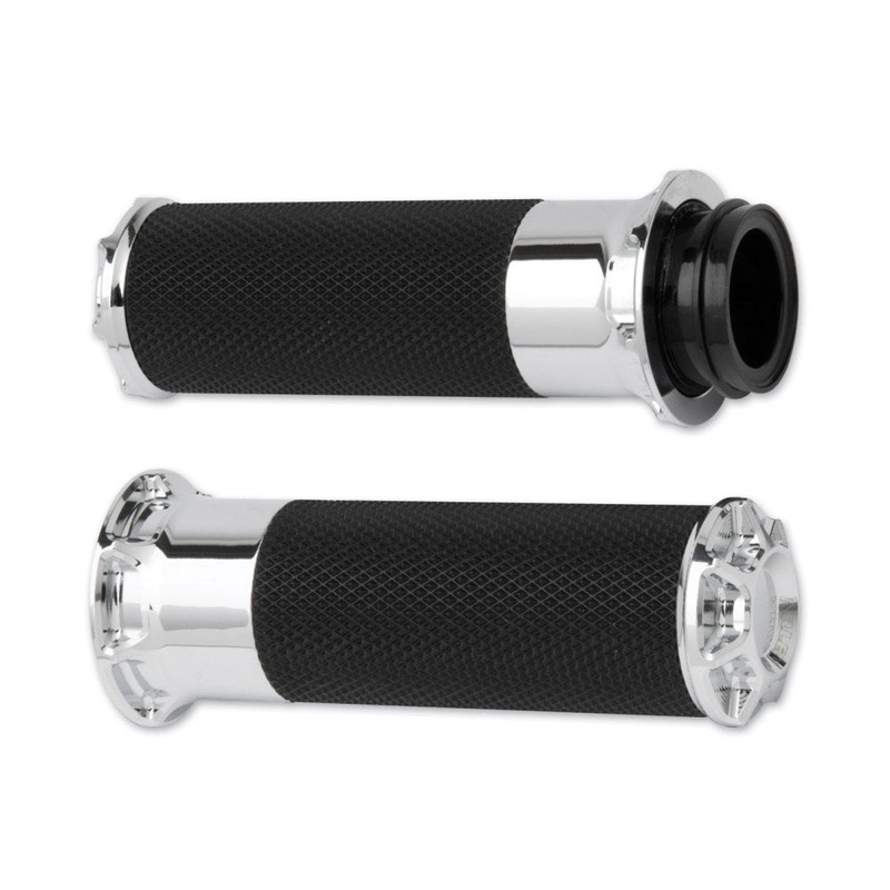 AN Fusion Bevelled Handgrips -Throttle Cable.