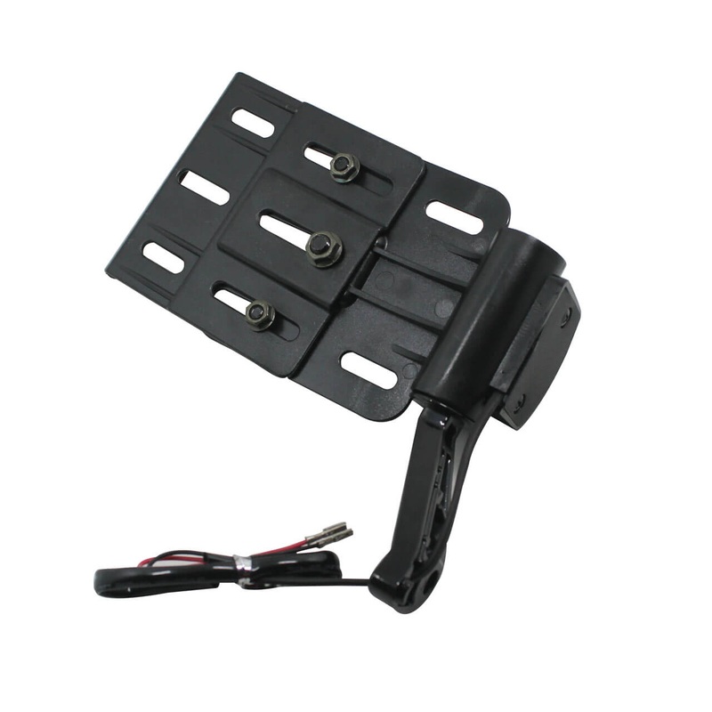Folding LED Light Side License Plate Bracket for Harley Sportster XL | Mactions