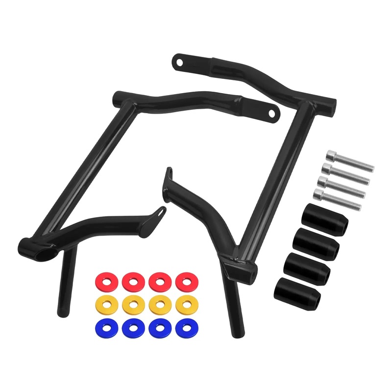 Saddle Bag Guard Crash Bars w/ Color Spacers For Harley Touring 2009-2025 | Mactions