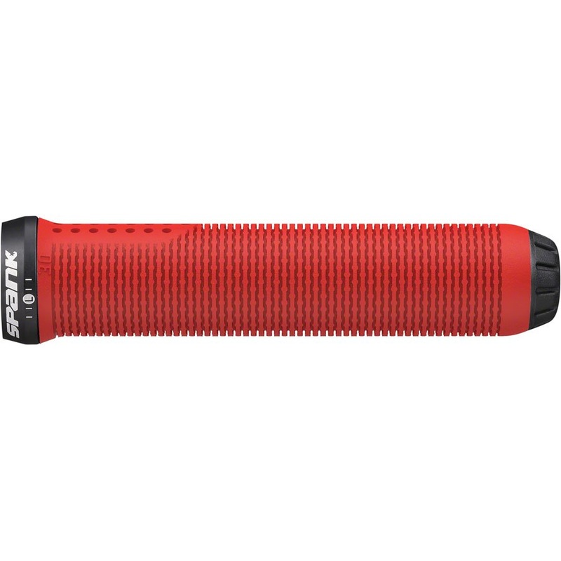 Spank Spike 30 Grips - 30mm Diameter Red