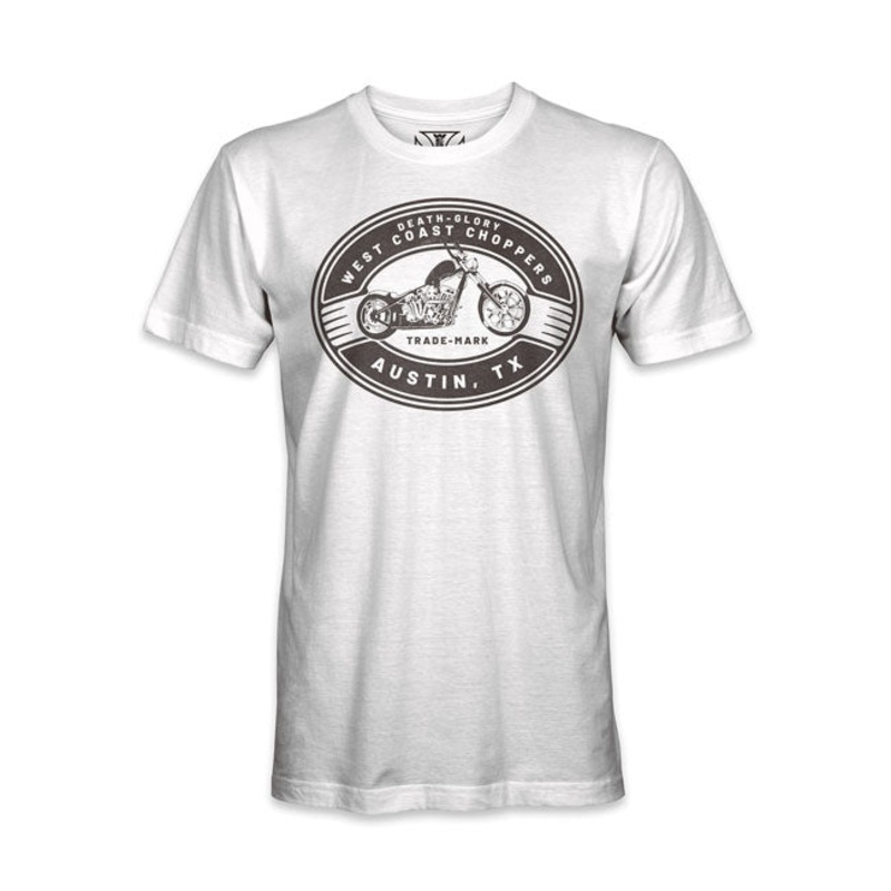 West Coast Choppers Death Glory Trade-Mark T-Shirt White