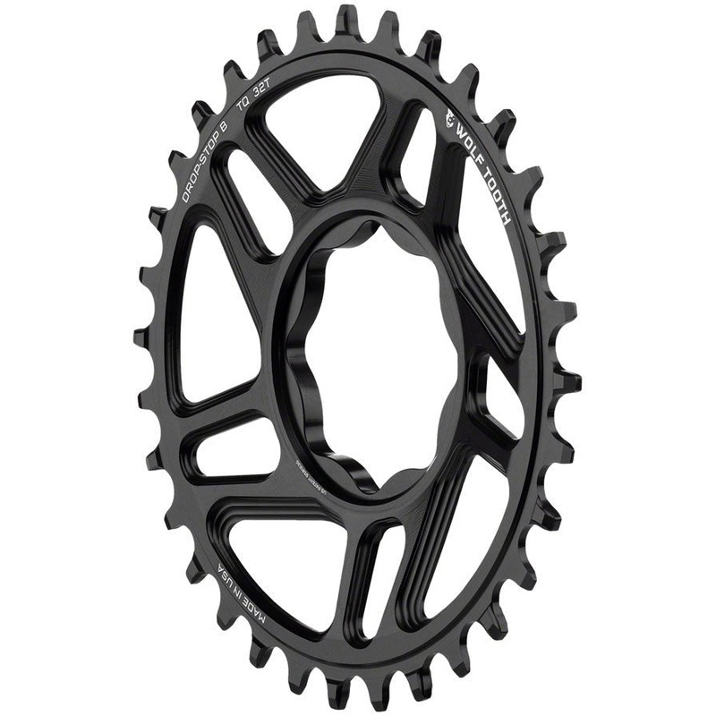Wolf Tooth Trek TQ Direct Mount Chainring - Drop-Stop B - 32T - Black