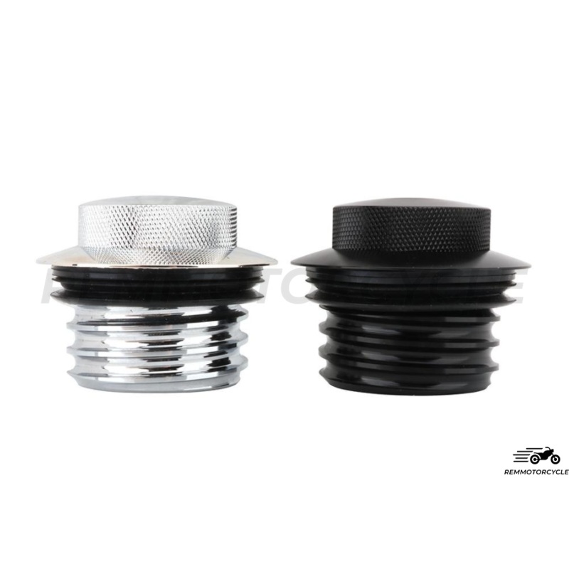 Fuel cap Black or Chrome aluminum cap