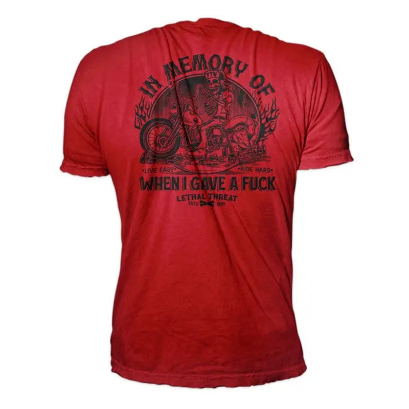 Lethal Threat In Memory T-Shirt Red / Black