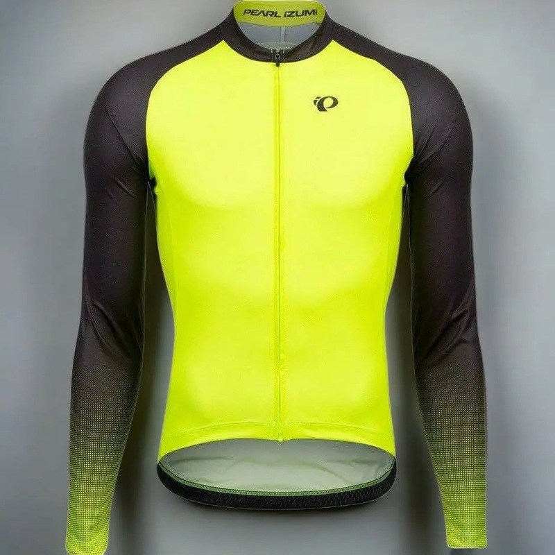 Pearl Izumi Attack Long Sleeves Jersey Screaming Yellow / Phantom