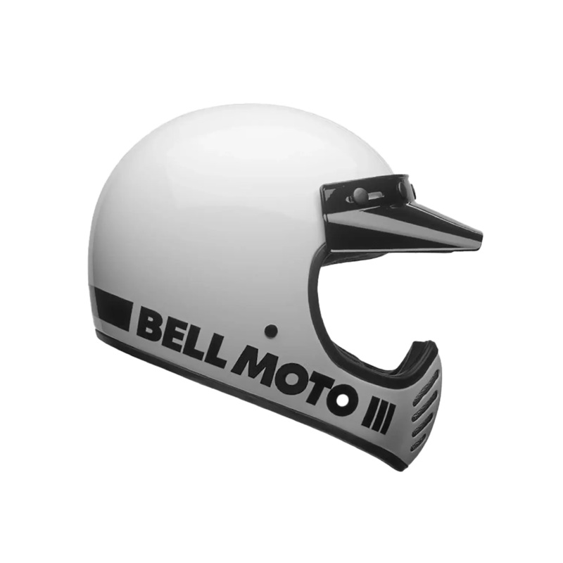 Bell Moto-3 Classic ECE 22.06 White