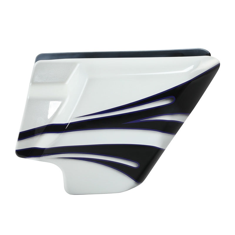 HR3 White Amethyst With Black Licorice Flames Side Covers 2016 CVO STREET GLIDE (FLHXSE )