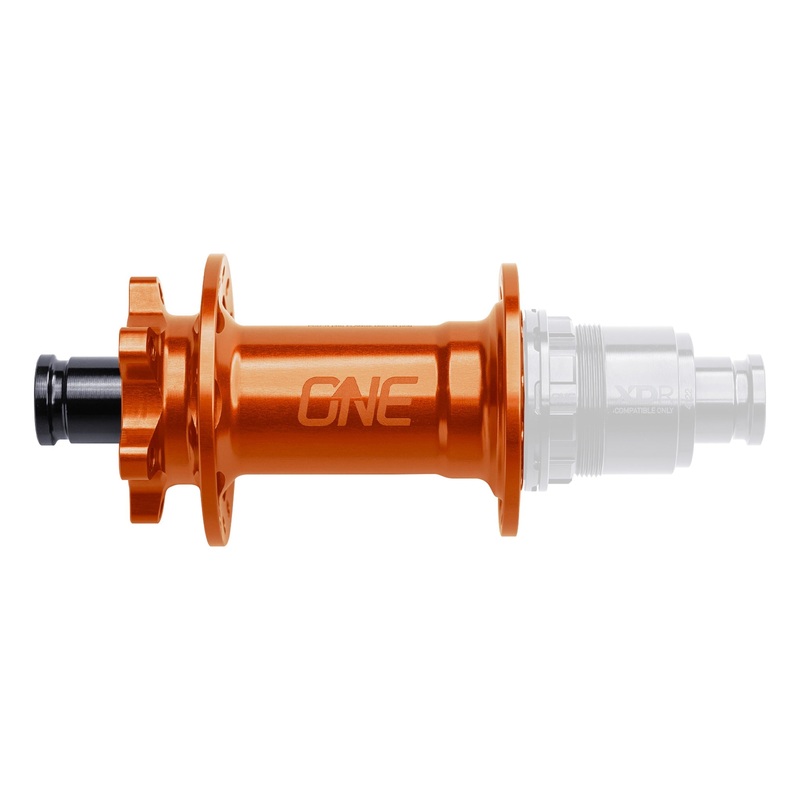 OneUp Components Rear Hub - 12x148mm - 6-Bolt - 32h - Orange (No Freehub)