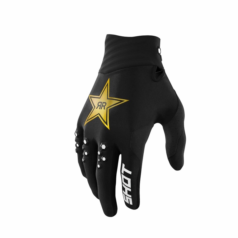 Shot Contact Gloves Black