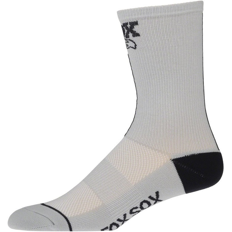 FOX Transfer Coolmax Socks - Gray - 7" - Small/Medium