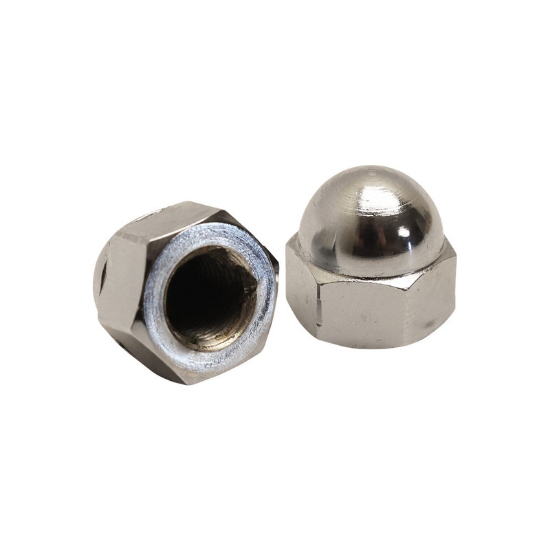 Triumph Rocker Oil Feed Nut - Chrome