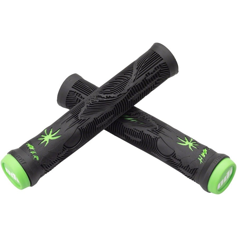 ODI Hucker Grips - Black/Green