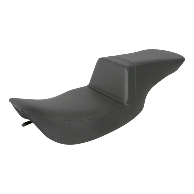 SADDLEMEN - Tour Step-Up Seat - Smooth - Black - FL '97-'07
