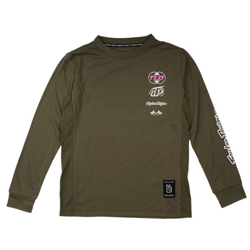 Troy Lee Designs - Skyline Worldwide Long Sleeve Ride Tee (MTB) (Youth)