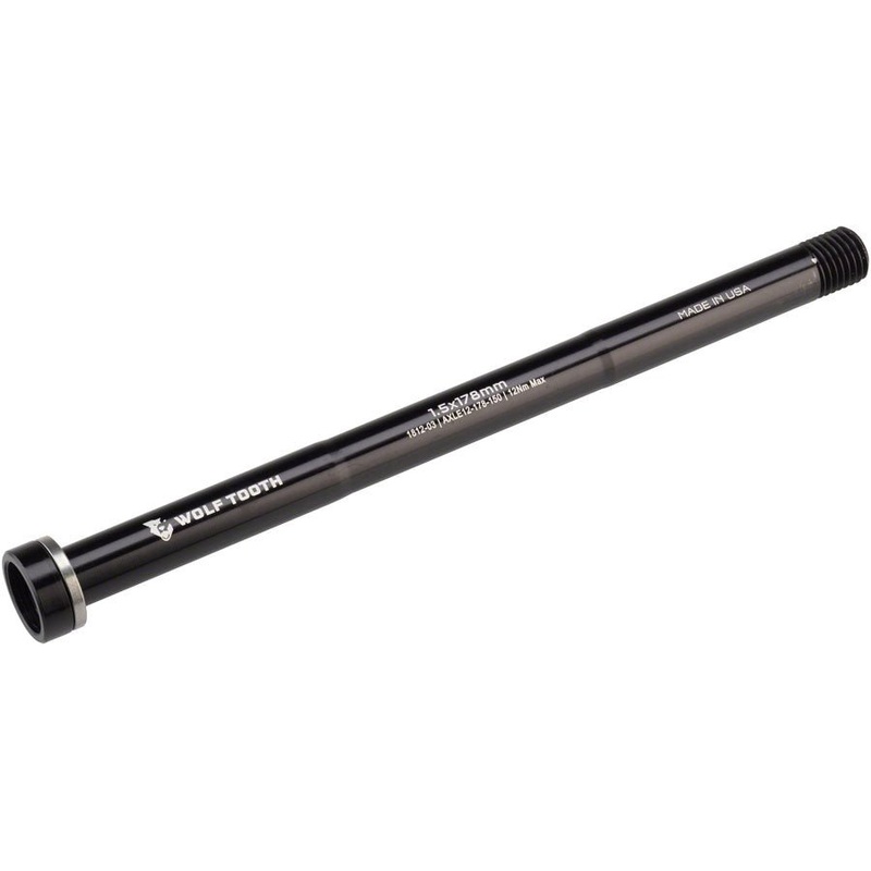 Wolf Tooth Rear Thru Axle - M12 1.5x178mm - Black
