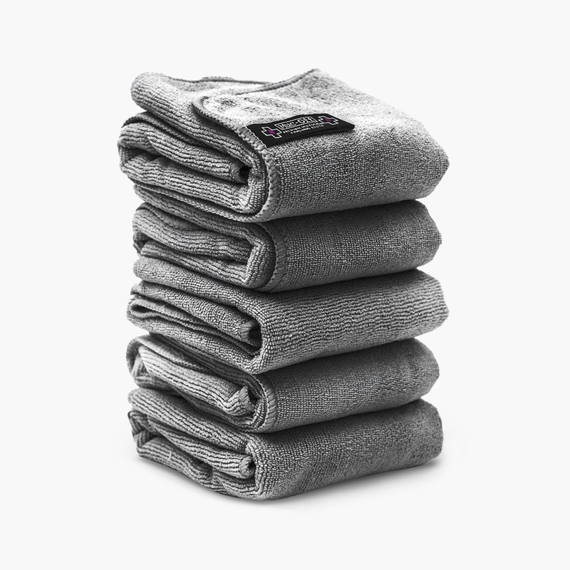 5 x Premium Microfiber Polishing Cloths