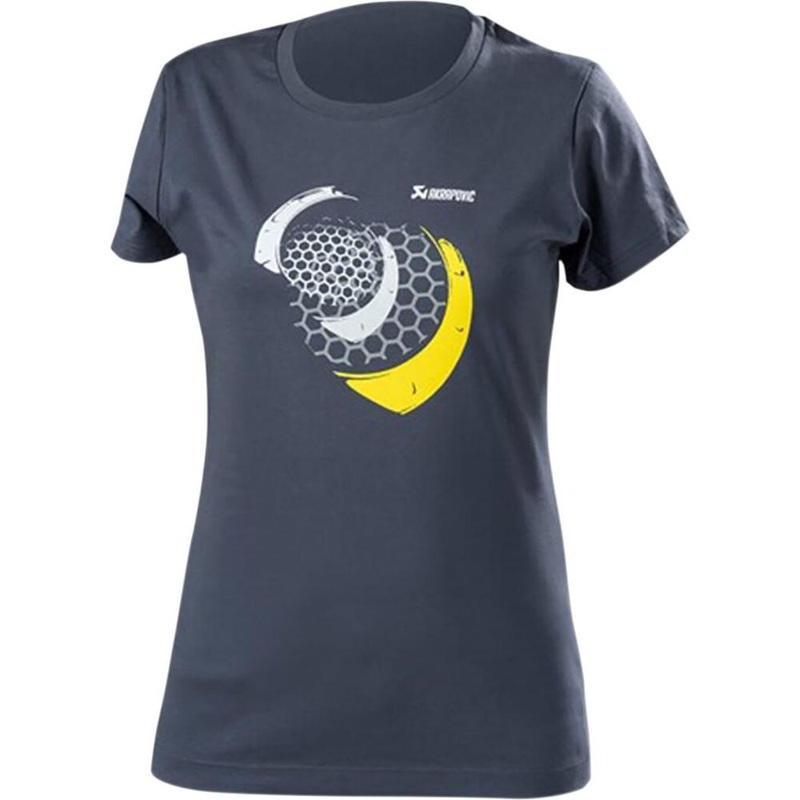 Akrapovic Mesh Ladies T-Shirt Blue / Grey