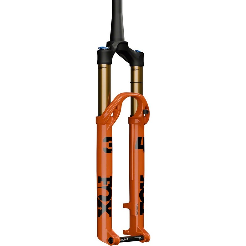 Fox 34 SL Factory Fork - 29" - 120mm - 15x110 - Kabolt SL - 44mm Offset - GRIP SL w/ 3-Position Adj - Shiny Orange