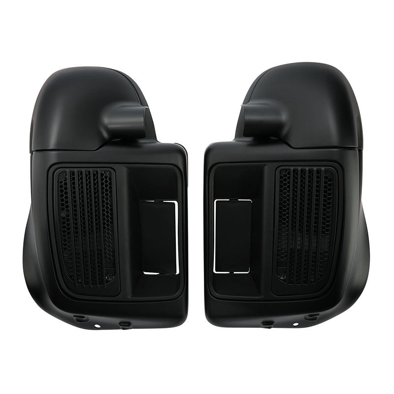 HR3 Charcoal Denim / Black Denim Vented Lower Fairing Kit For Harley Touring Models 2014-2023 (Fits water cooled models)