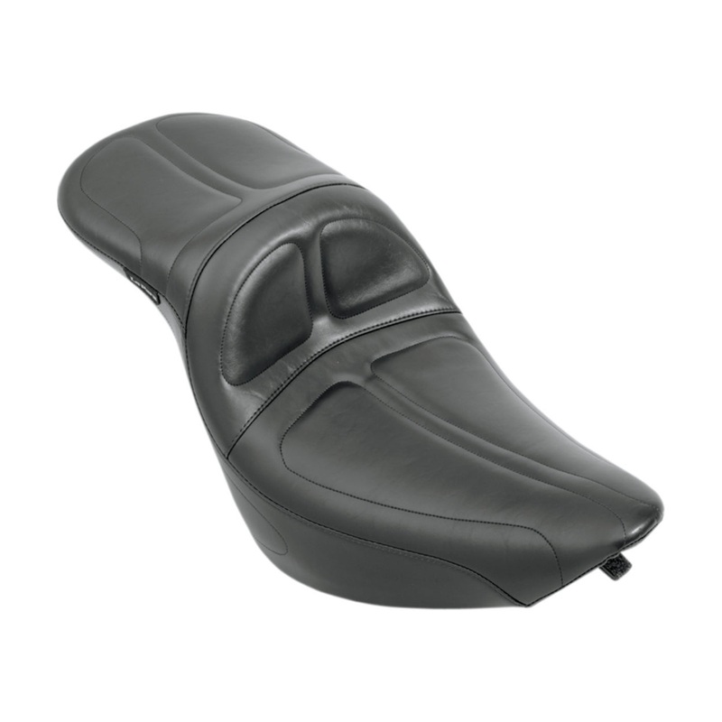 LE PERA - Maverick Daddy Long Legs Seat - Maverick Daddy Long Legs Seat - Black - Stitched - FXST '84-'99