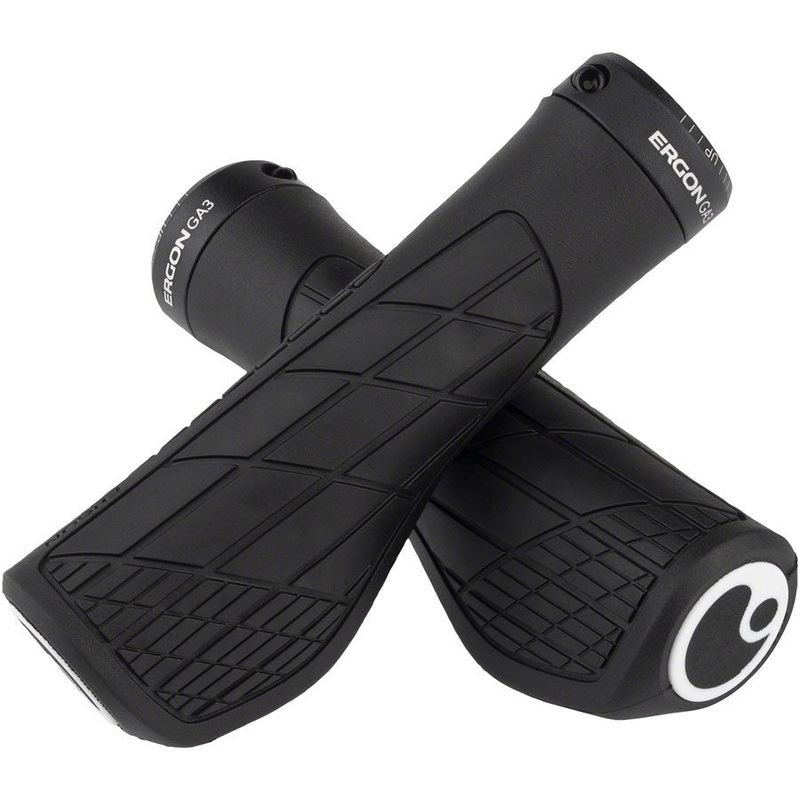 Ergon GA3 Grips - Black Lock-On Large