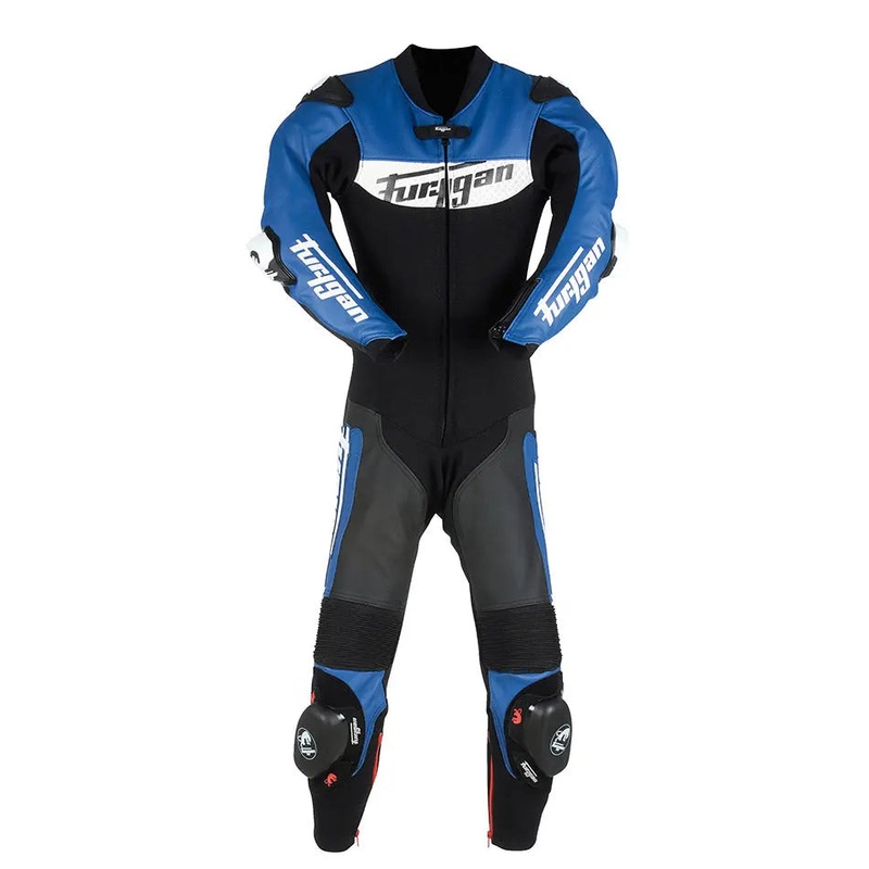 Furygan Combi Kids Evo Leather Suit Black / Blue / White