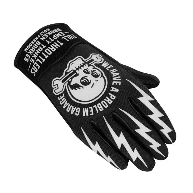 Holy Freedom Tools Leather & Textile Gloves Black / White