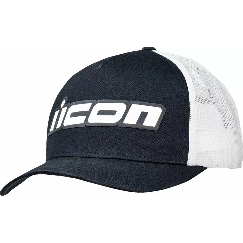 Icon Slant Hat Black / White