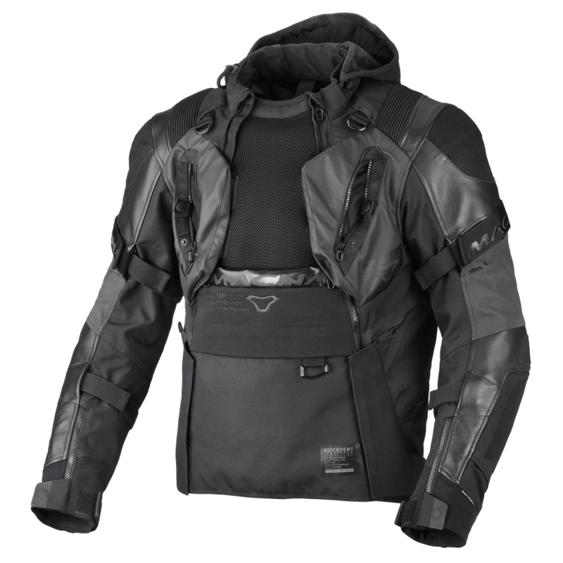 Macna Tryton Textile Jacket Black