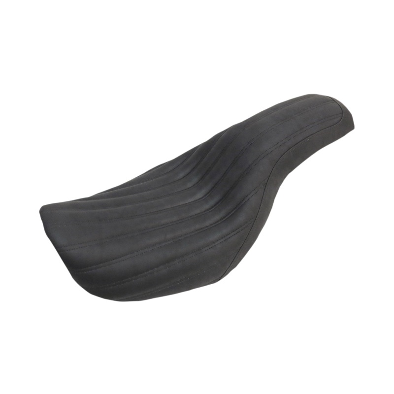 Saddlemen - Knuckle 2-Up Seat - 2006-2017 Dyna FXD - Vertical Ribbed