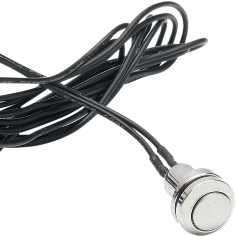 Small Push Button Custom Switch - Polished Stainless Steel