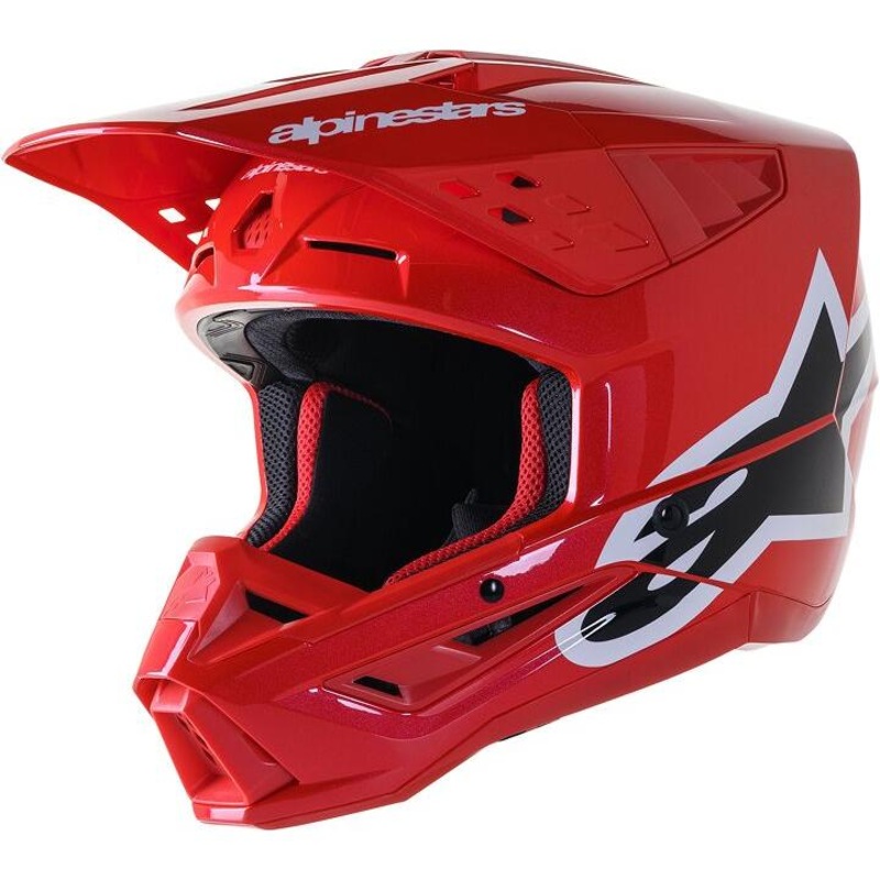 Alpinestars Supertech M5 Corp MX Gloss Red